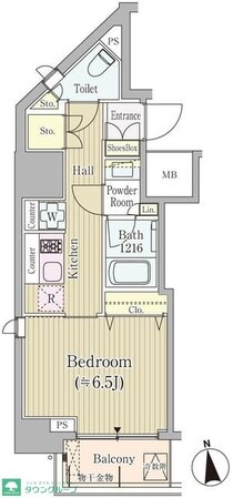 ＲＥＳＩＤＥＮＣＥ高輪台の物件間取画像